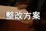 工作整改方案
